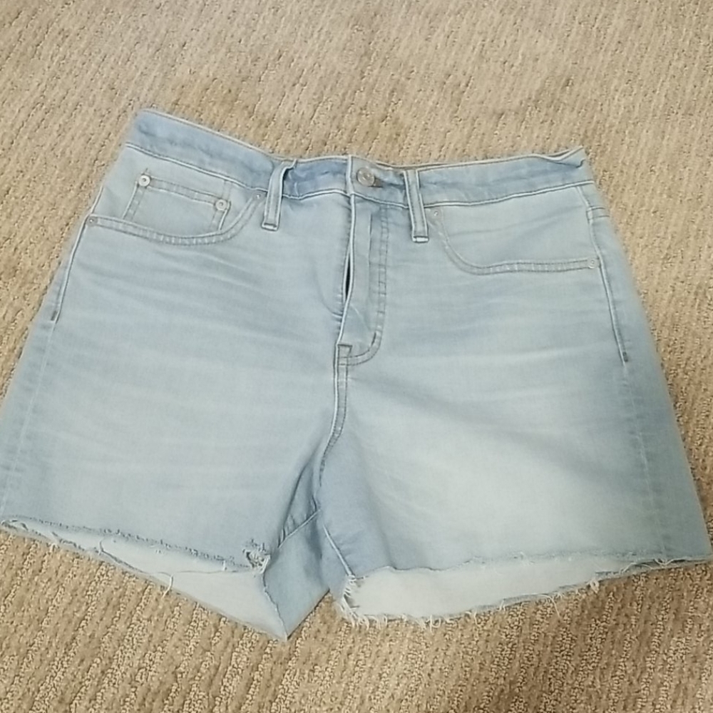Madewell High waist jean shorts